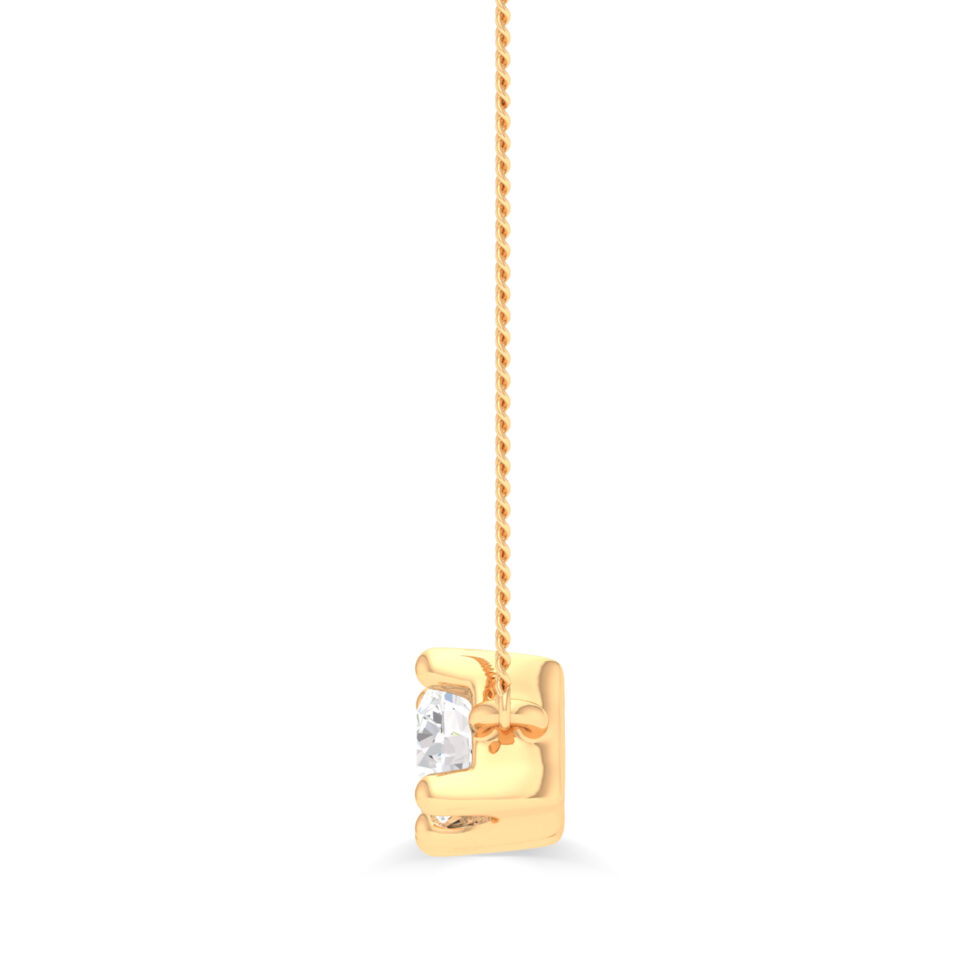 3 DIAMONDS PENDANT  LAB GROWN