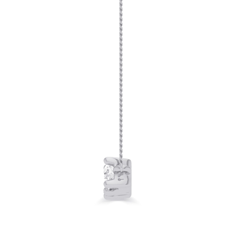 5 DIAMONDS PENDANT LAB GROWN