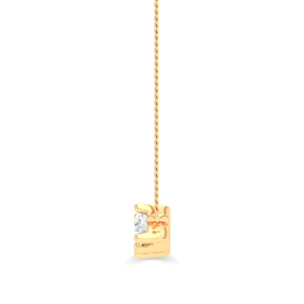 5 DIAMONDS PENDANT LAB GROWN
