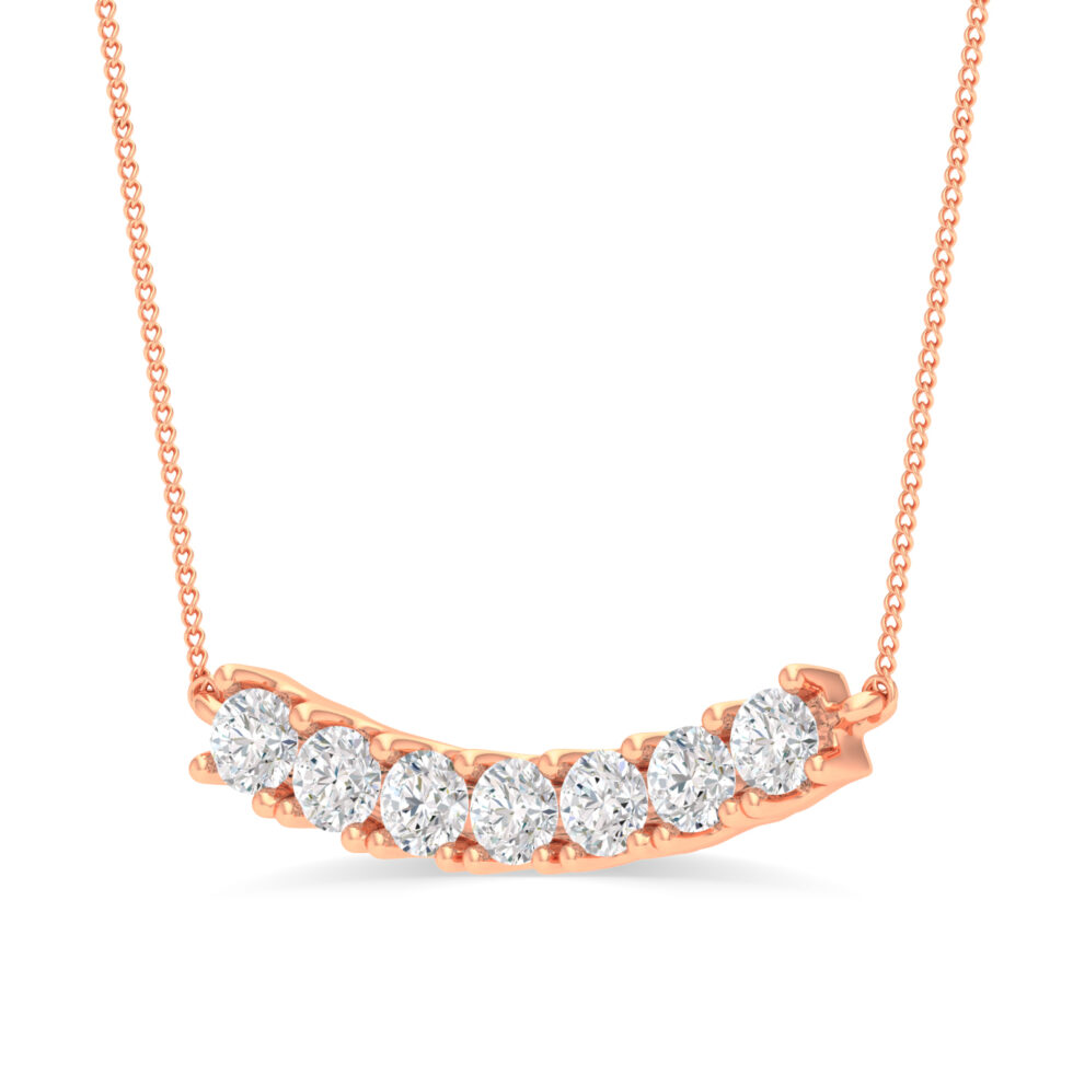 7 DIAMONDS PENDANT LAB GROWN