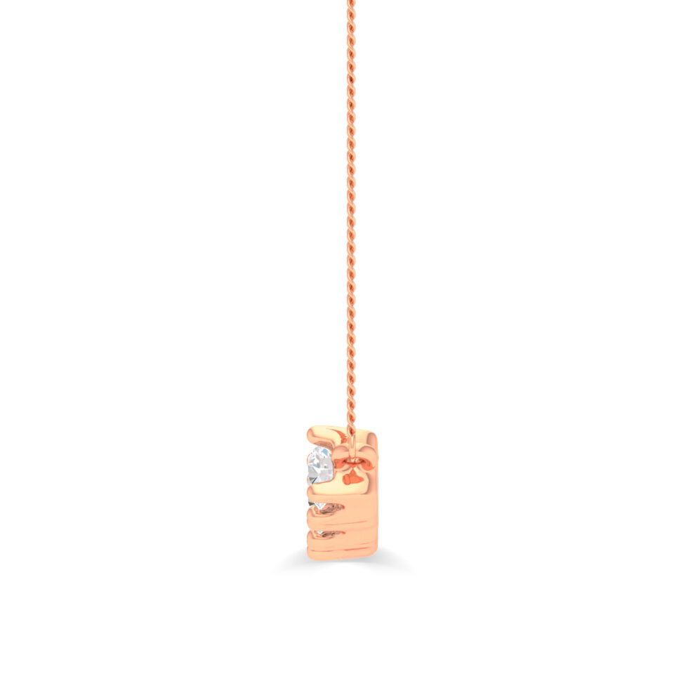 7 DIAMONDS PENDANT LAB GROWN