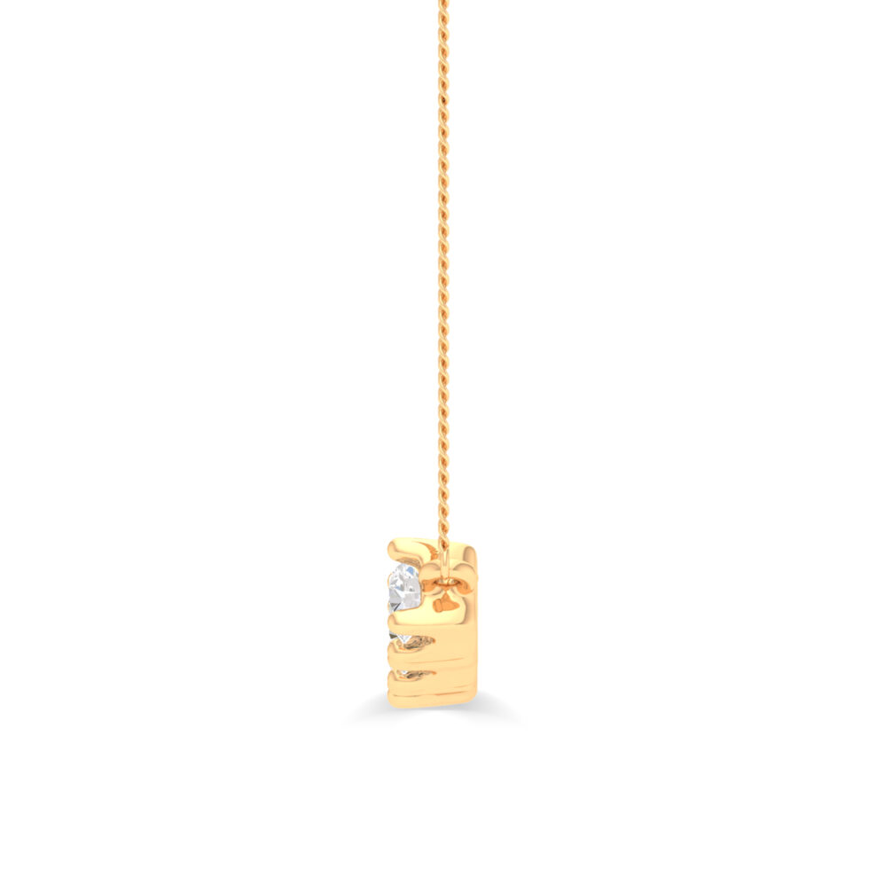 7 DIAMONDS PENDANT LAB GROWN